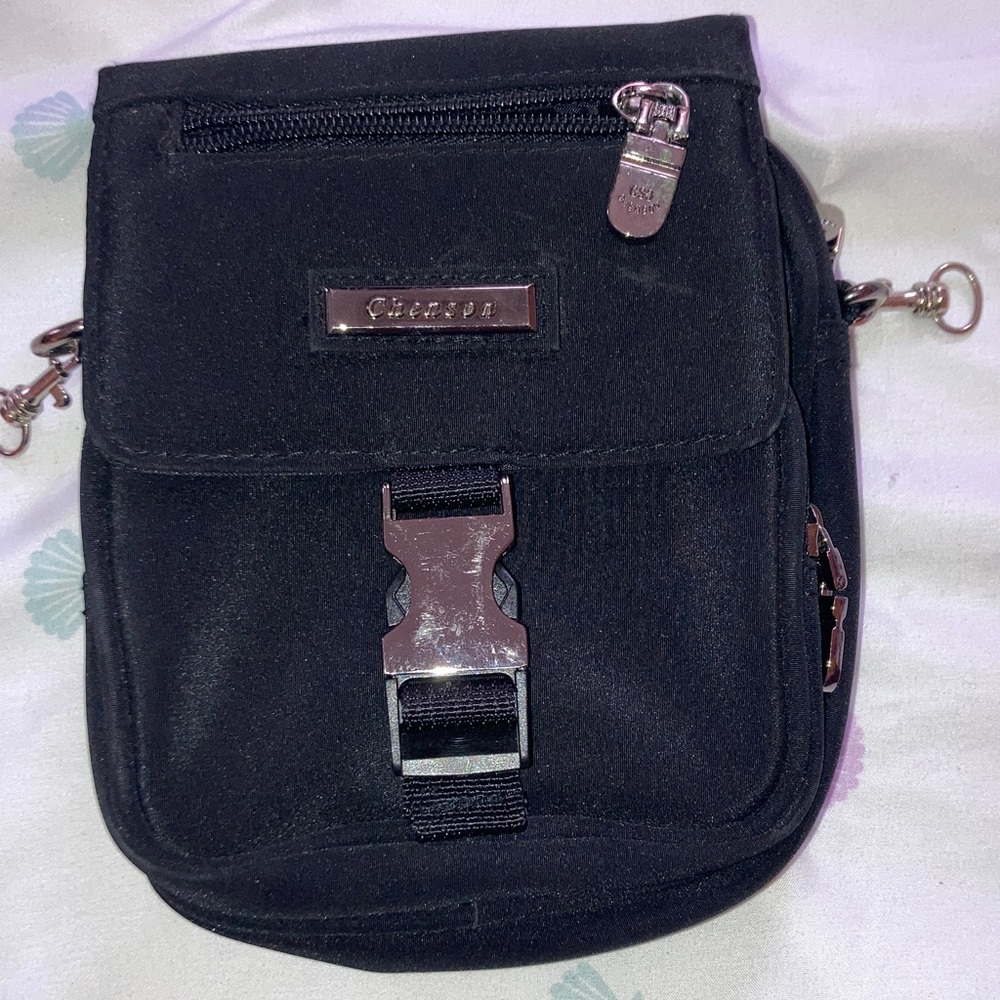 Black Men's Belt Bag